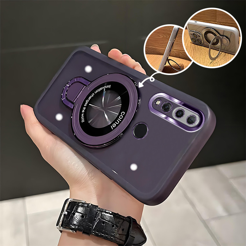 Cover HUAWEI Y9S Silicone TPU Trasparente Con Farfalla Blu - Antiurto E Antigraffio