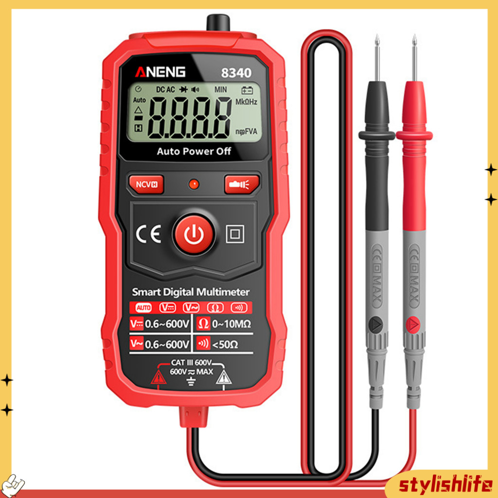 [stylishlife] Smart Multimeter Full Auto Range High Precision Burn ...
