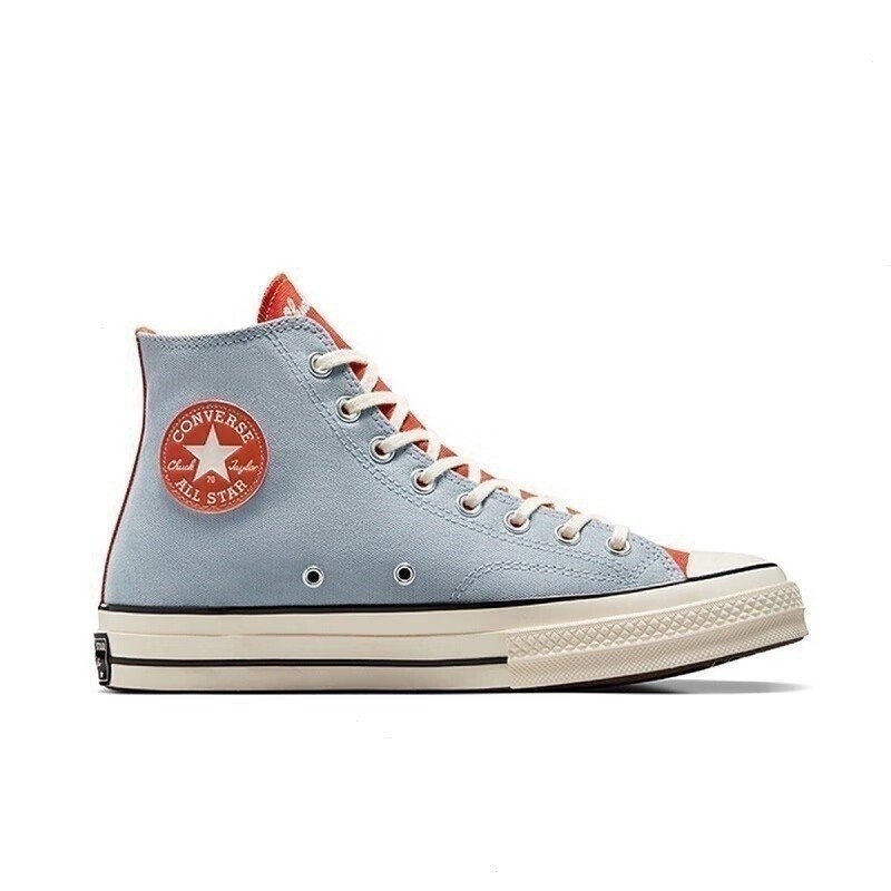 CONVERSE Chuck 1970s C letter light blue embroidery dua warna logo ...