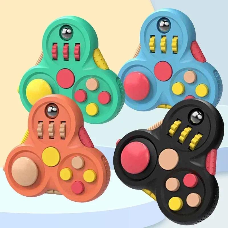 Plastic Focus Stress Relief Dice Finger Gyro, Adult Children Stress ...