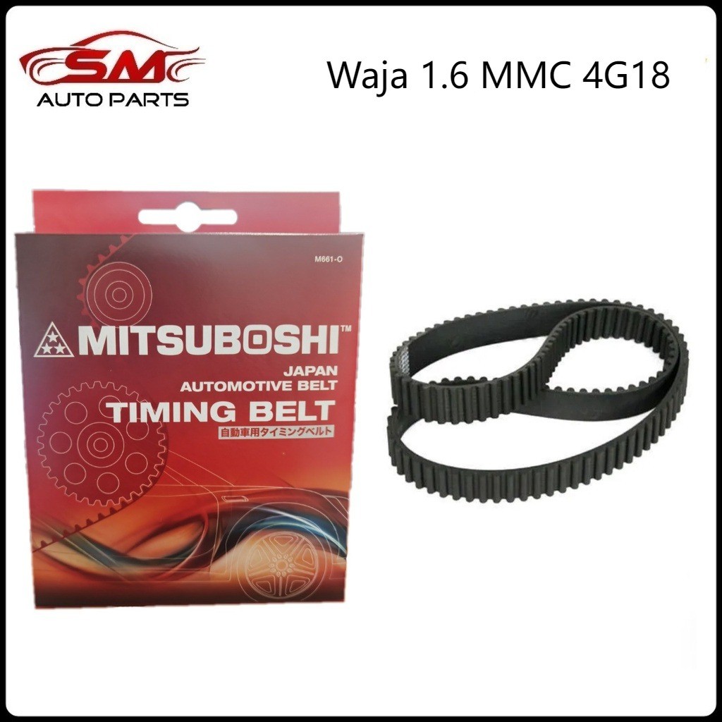 Original Mitsuboshi HNBR Timing Belt Proton Waja 1.6 MMC 4G18 109XY25 100.000km Shopee Malaysia