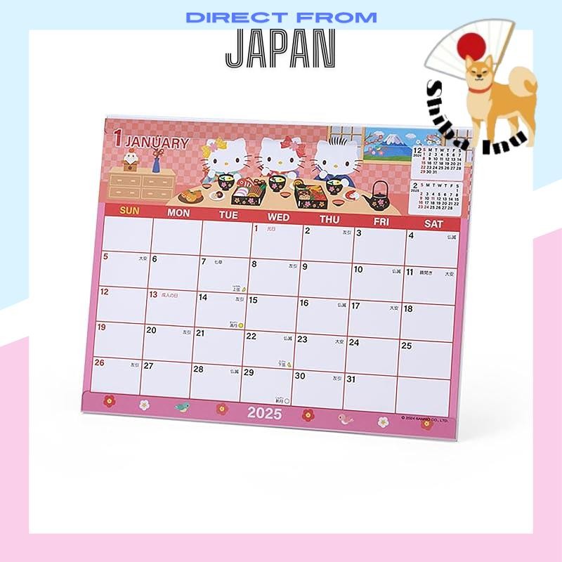 Sanrio (SANRIO) Desk Calendar 2025 Hello Kitty 451461 Sanrio Desk