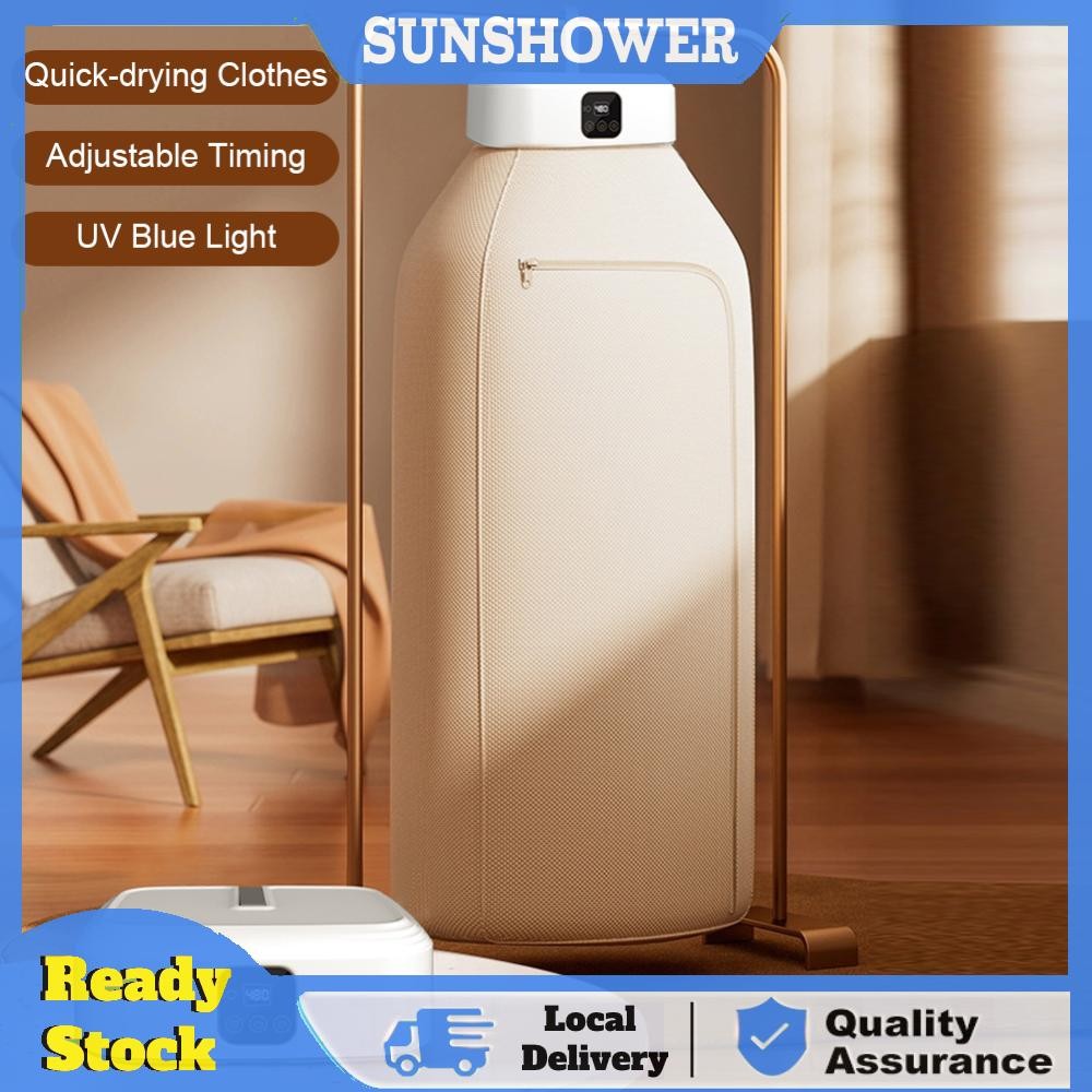 600W Foldable Portable Clothes Dryer Electric Clothes Dryer with Timer