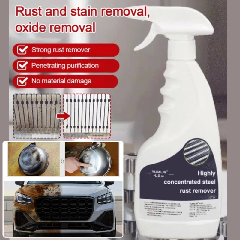 One Spray Quick Rust Removal Powerful Steel Rust Remover No Corrosion ...