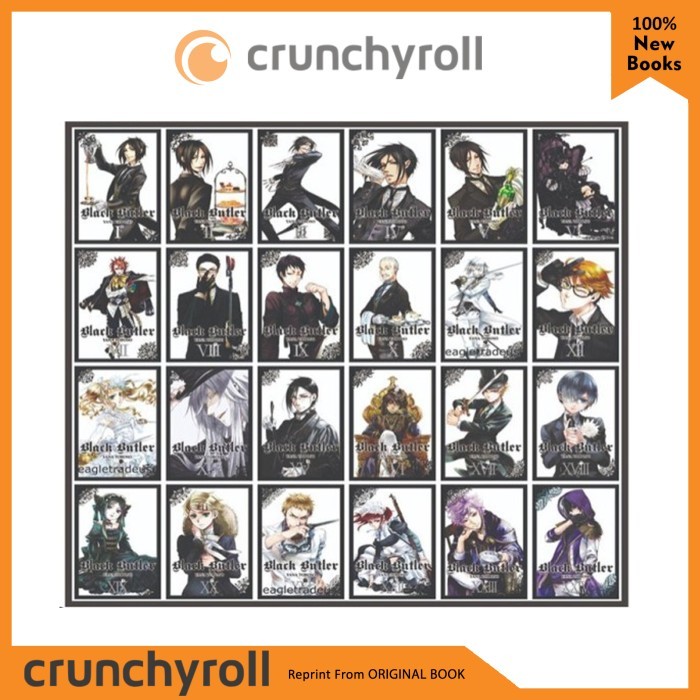 Black Butler manga comic Vol. 1-32 (English) | Shopee Malaysia