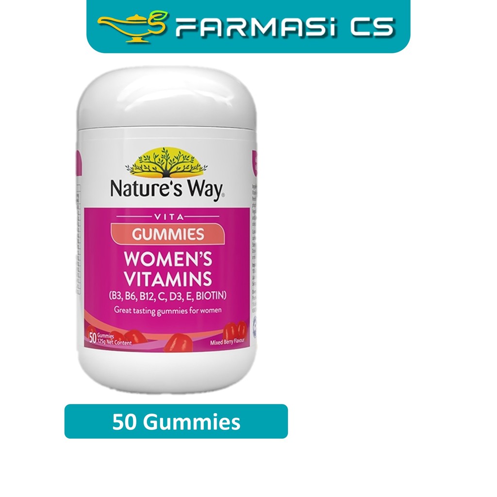 Nature's Way Adult Vita Gummies High Strength Women's 50+ 120 Gummies Exclusive Size
