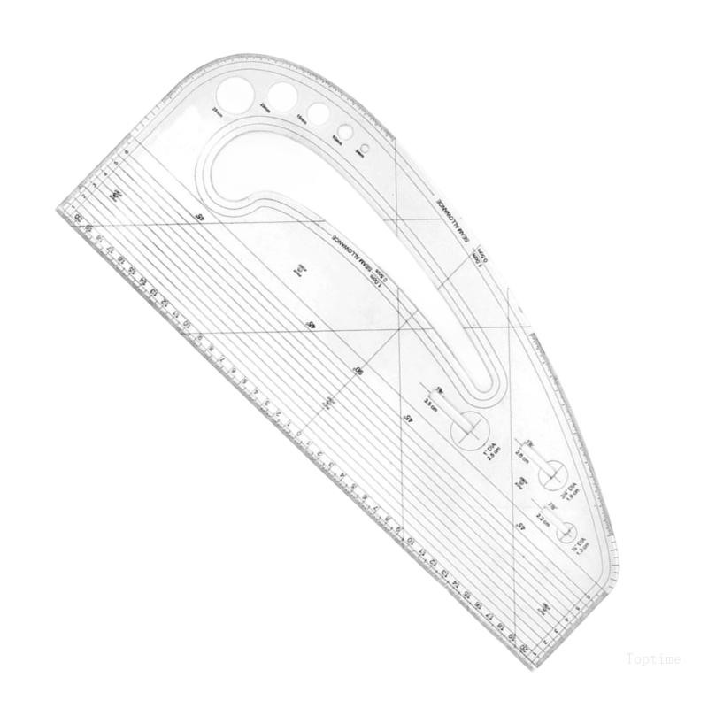Top Acrylic Template Ruler Sewing Template Acrylic Pattern Making Ruler ...