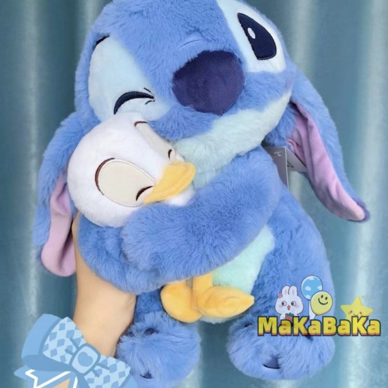 Stitch Hug Donald Duck Hug Donald Duck Stitch Duck Holding Stitch Doll ...