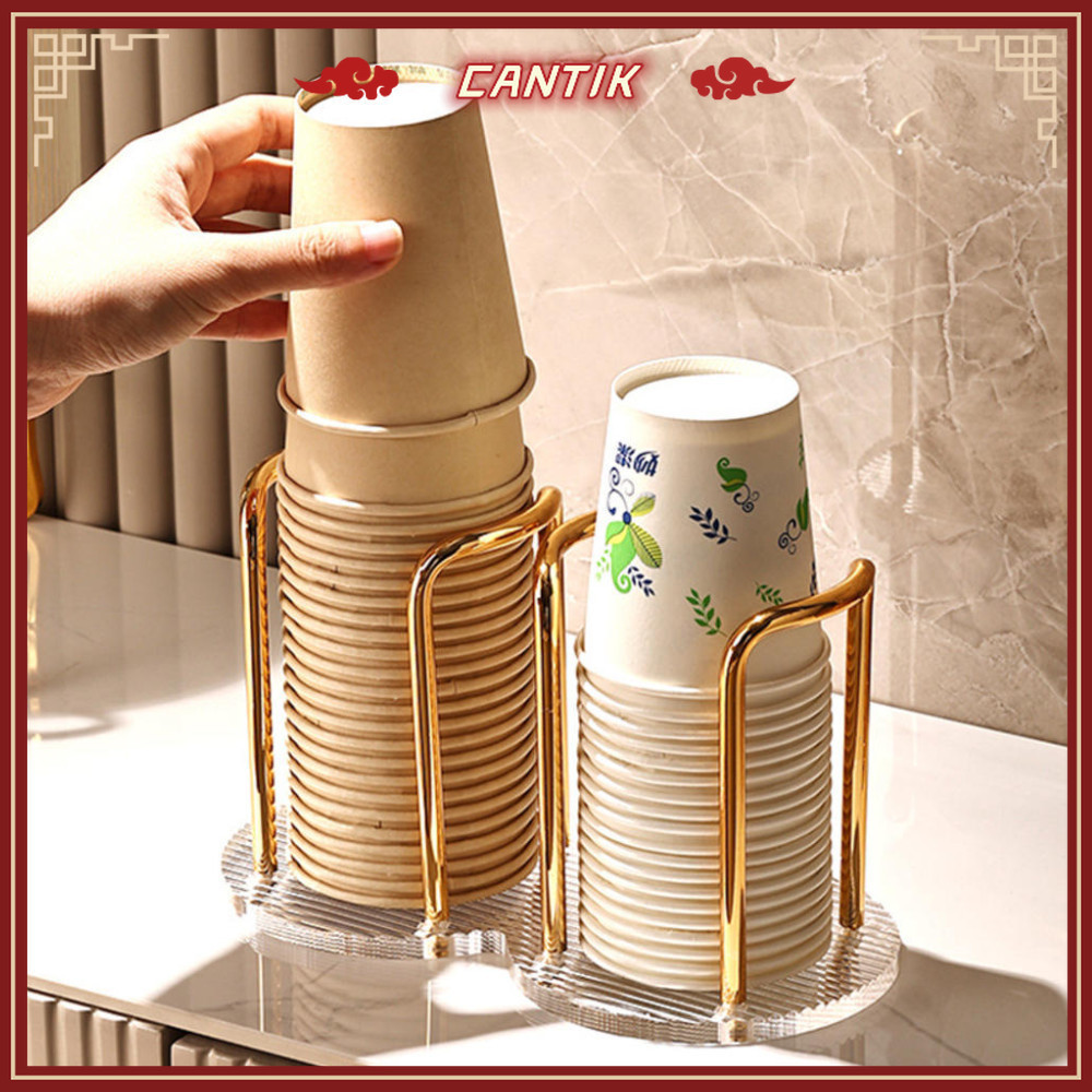Kitchen Paper Cup Holder Multi-functional Desktop Display Rack Water ...