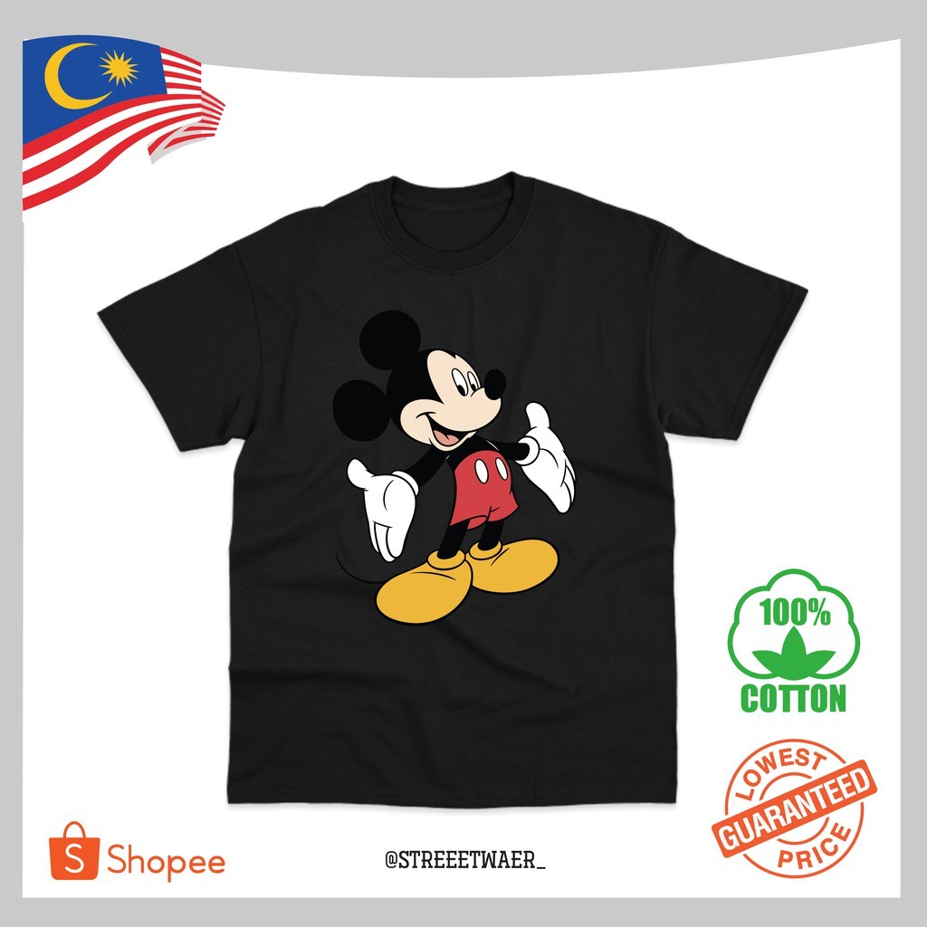 Outlets Hand made koren shirt micky mouse