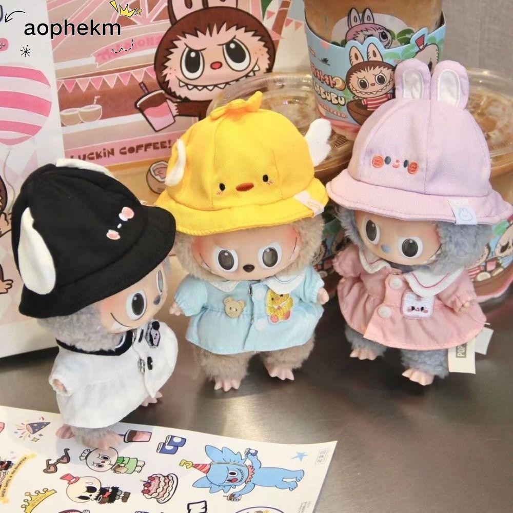 AOPHEKM Labubu Dolls Clothes, Cotton 17cm Doll Shirt, Fashion Multi ...