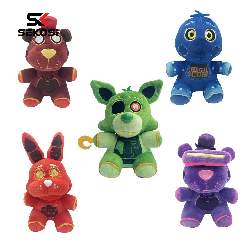 Sk FNaF Doll Plush Toy Five Nights at Freddy's Midnight Bear Red Fox ...