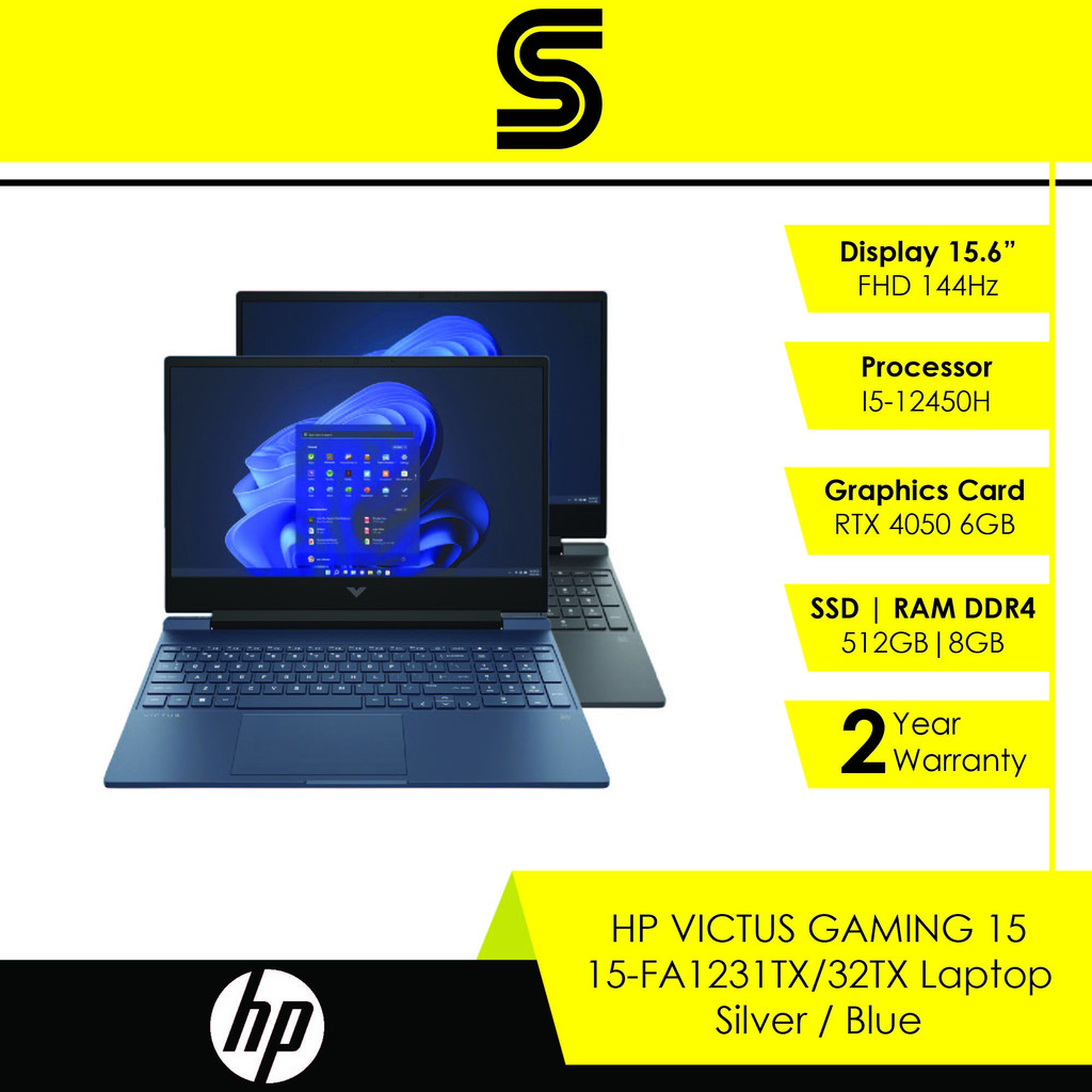 HP VICTUS GAMING 15 FA1231TX/32TX Laptop (15.6