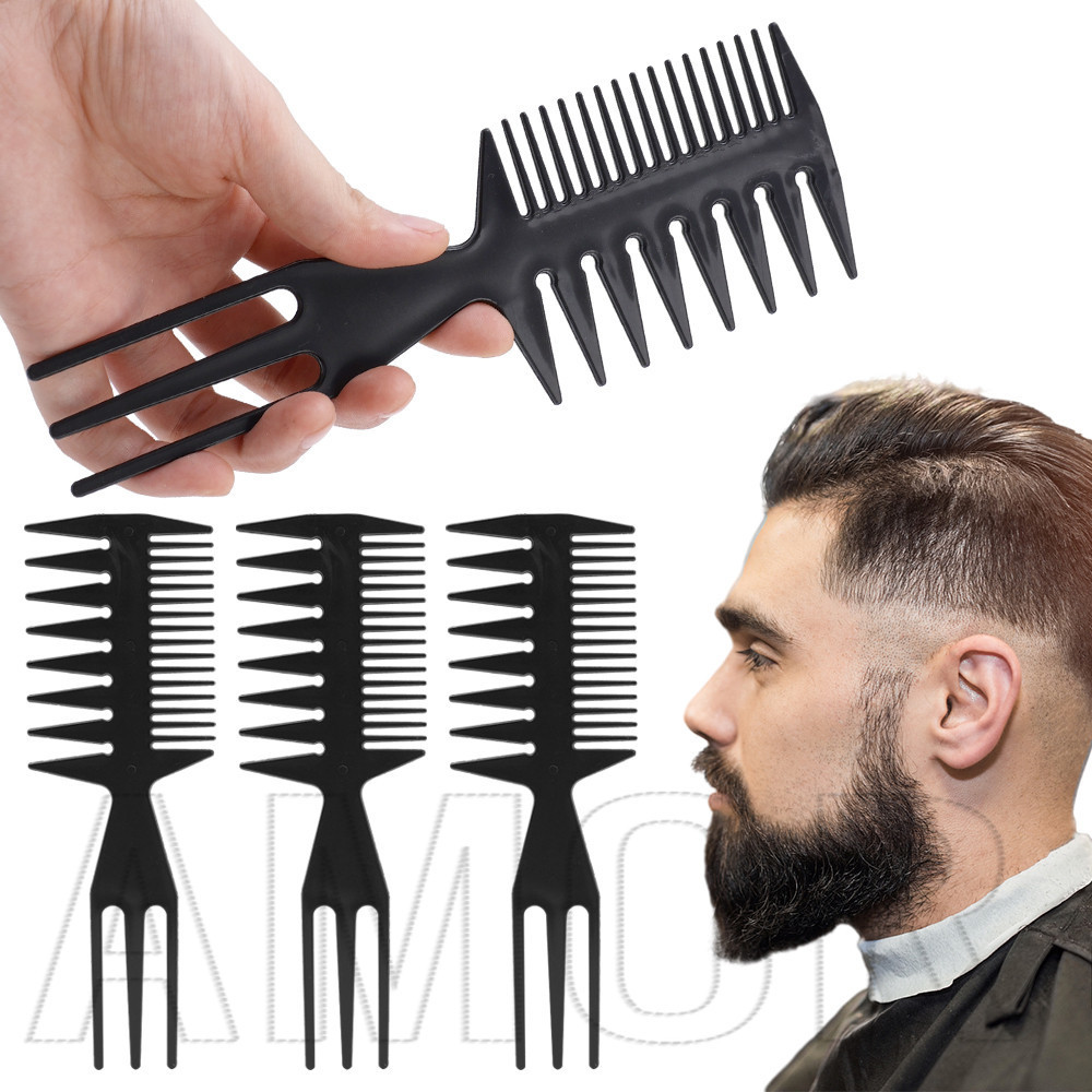 Men Hair Styling Tooth Comb - Hair Salon Tools - Double Side Design ...