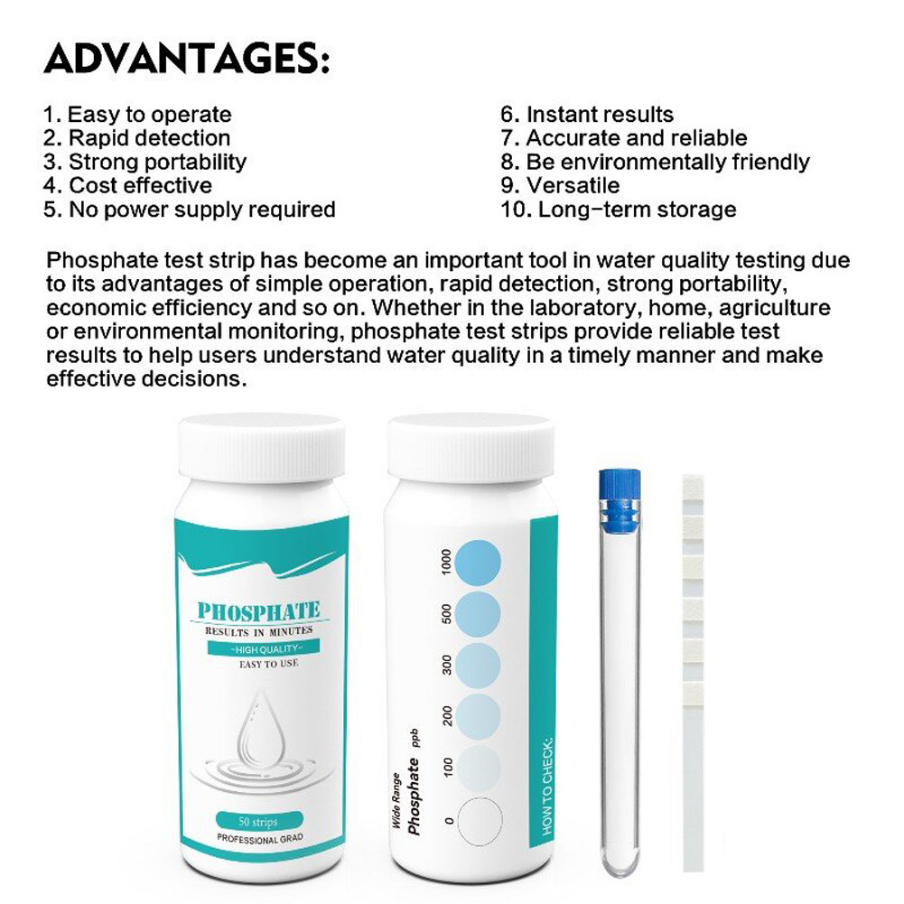 [Stone1.my] 50 Count Phosphate Test Kit Quick Accurate Measurement ...