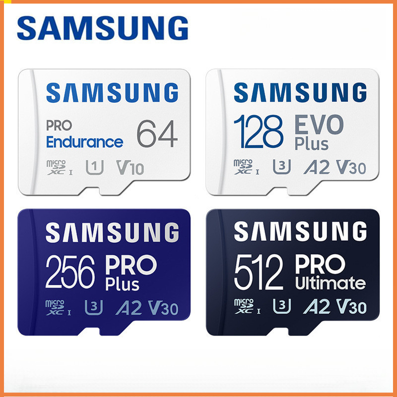 [Ready Stock] Samsung microSD Card, 64GB/128GB/256GB/512GB/1TB, U3/V30 ...