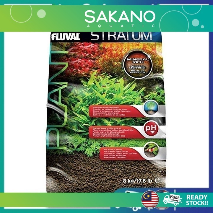 1kg/3kg repack Fluval Stratum Plant And Shrimp Aquarium Aqua Soil ...