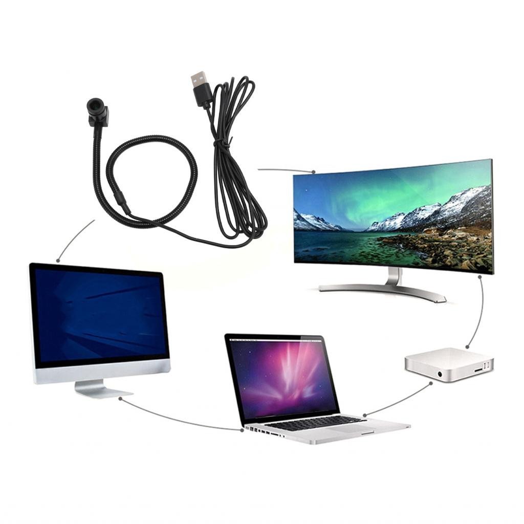 Maib New PC Center Webcam 8MP Middle Screen Cam With Built In Mic Drive ...