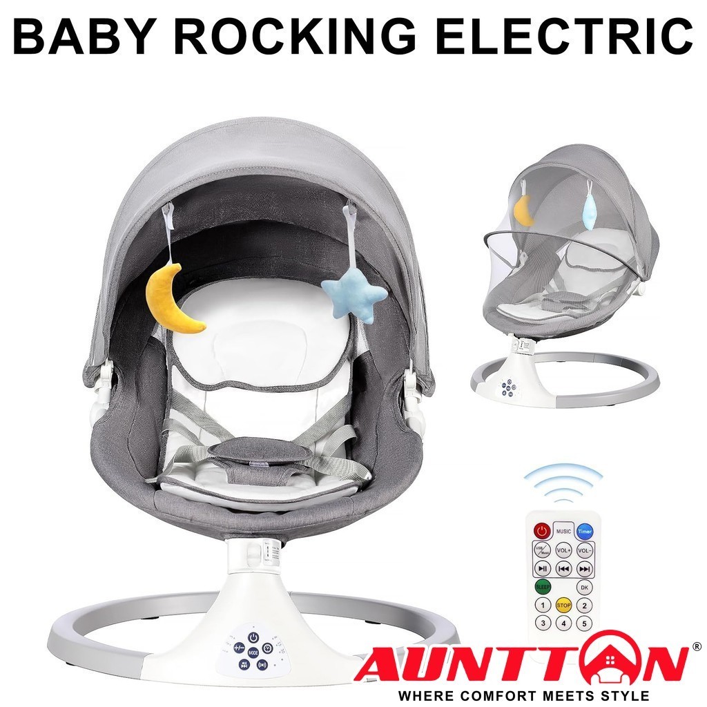 Baby Rocking Electric Comfort Chair with Remote Control | Shopee Malaysia