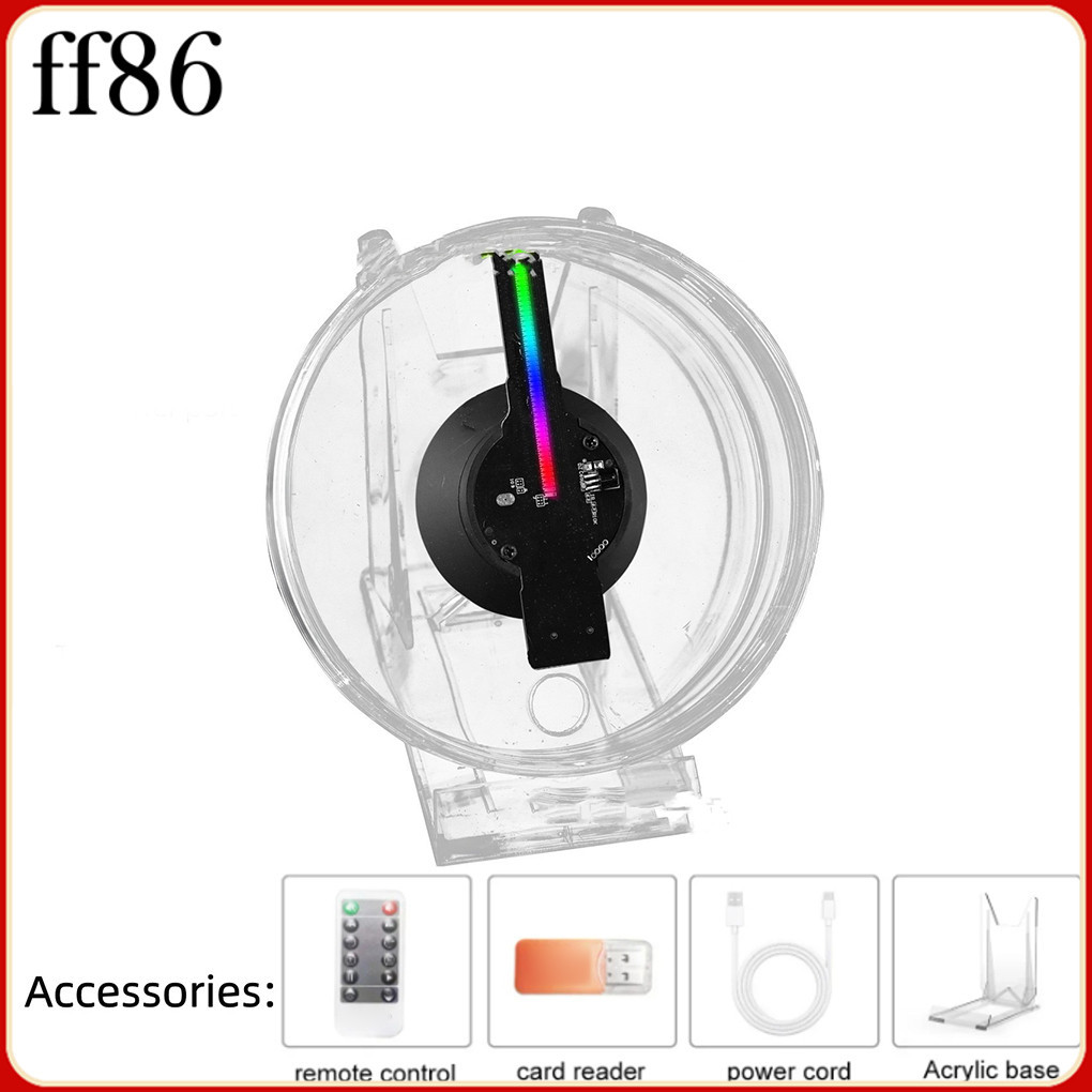Led Fan Hologram For Restaurants Experience Three-dimensional Imaging ...