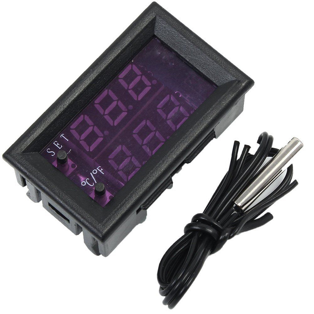 W1209WK Digital LED Thermostat Temperature Controller Smart Temp Sensor ...