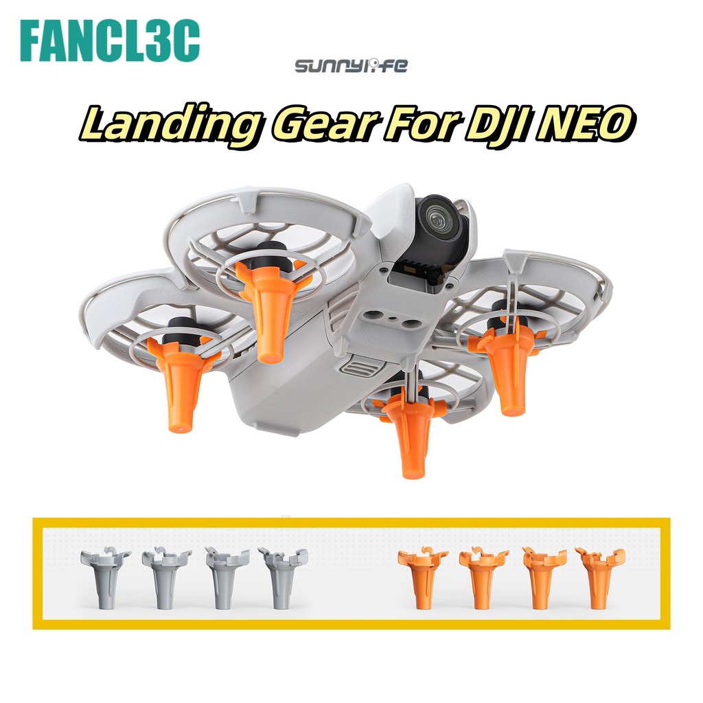 4pcs Landing Gear Extensions For DJI NEO Drone - Lightweight ABS Legs, Anti-Scratch Protection