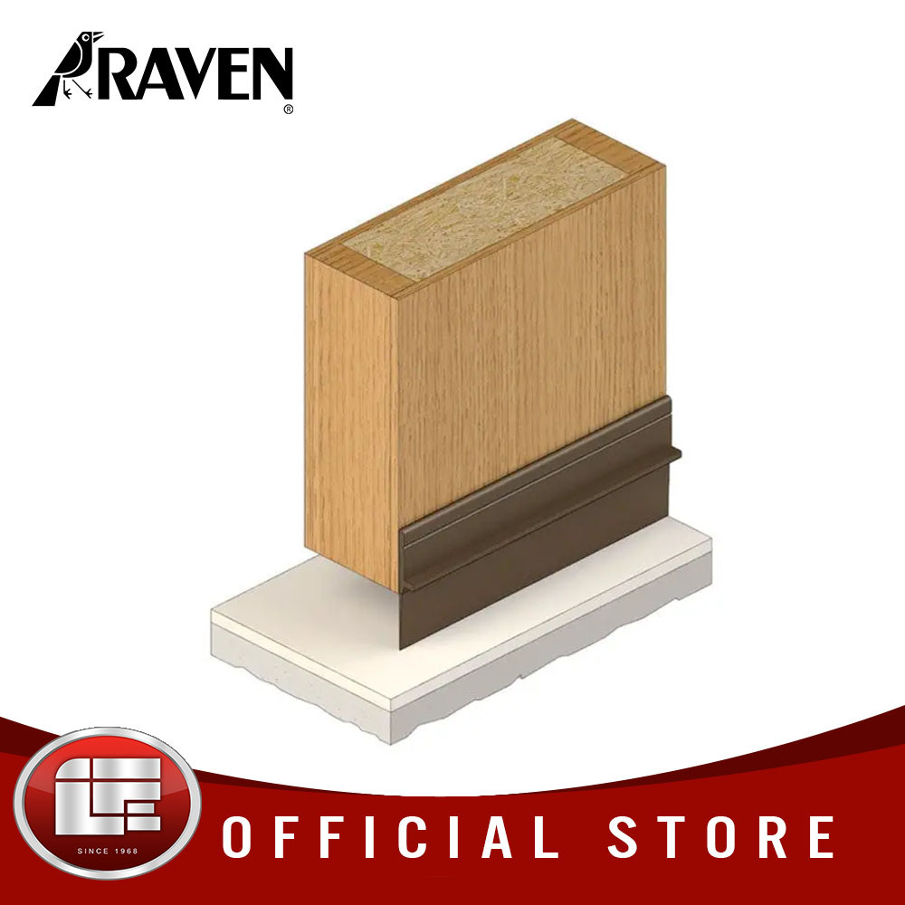 Raven RP17BS BROWN Door Bottom Seal with Adhesive 915MM (12 pcs ...