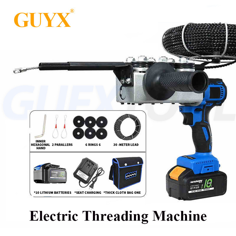 30M Threading Machine Automatic Electrician Wall Wiring Machine ...