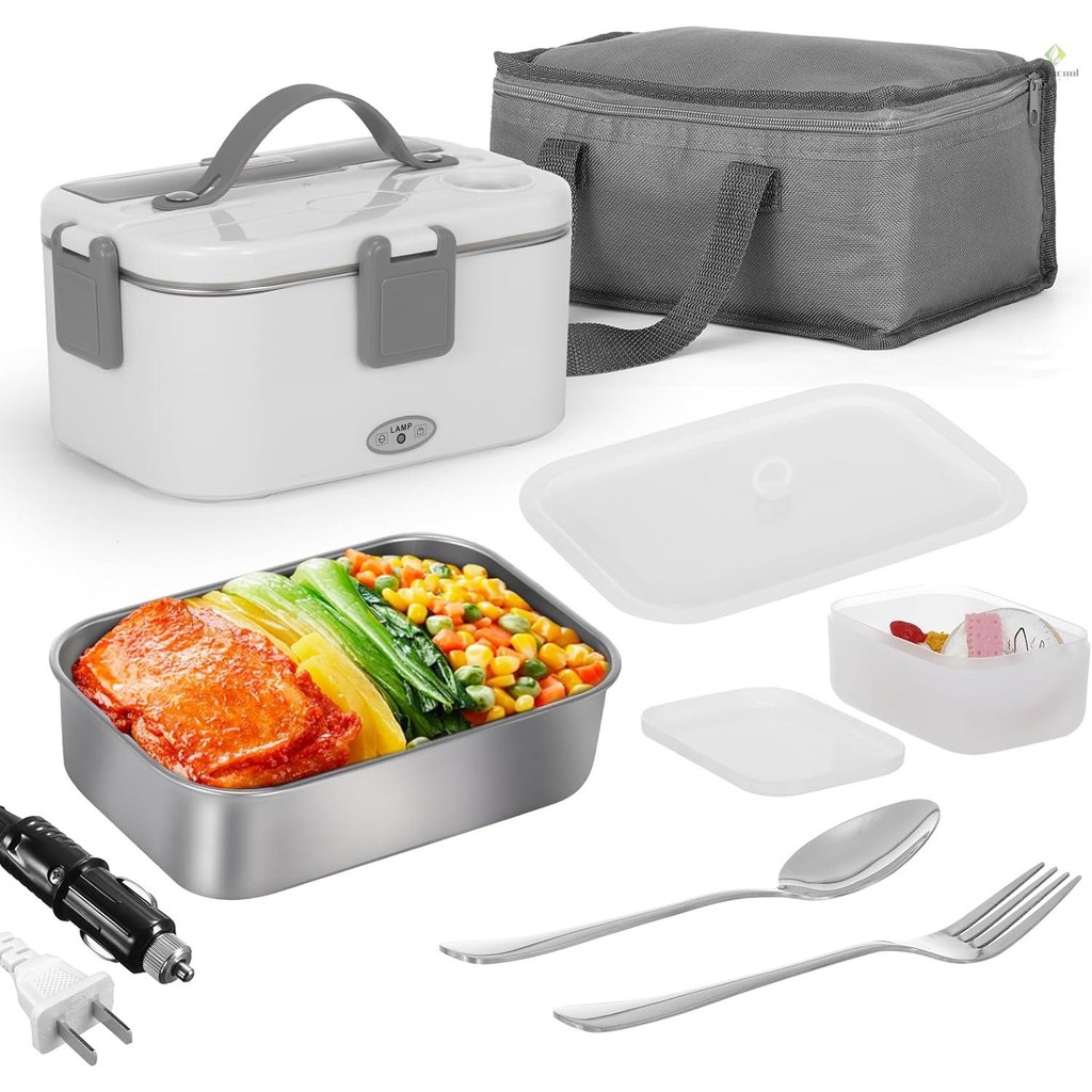 Aoresac Electric Lunch Box 80W Food Heater for Adults/ 12V/24V/110V ...
