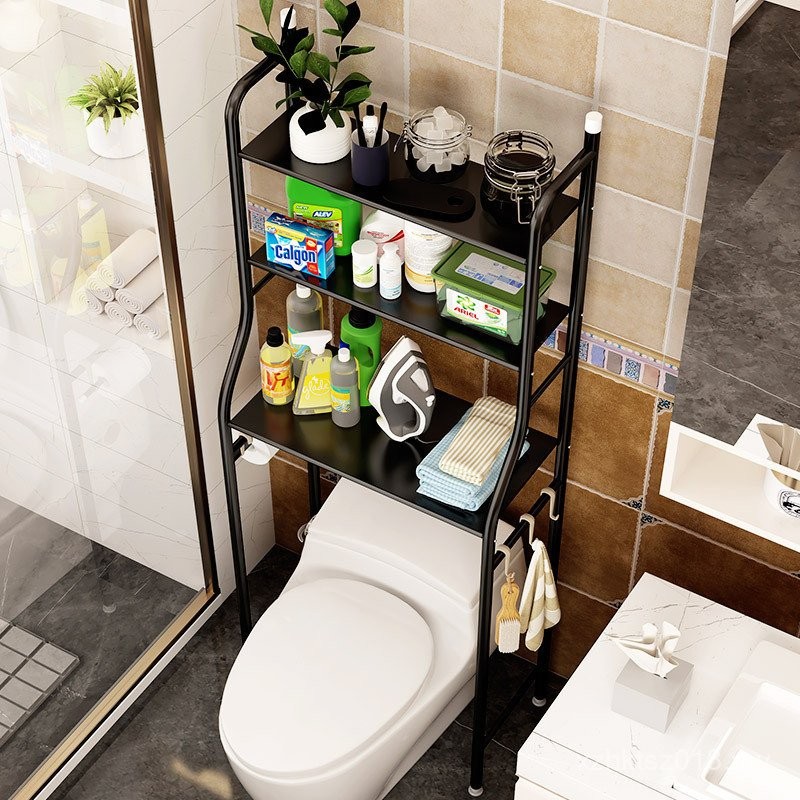 Toilet Rack Roller Flip Rack Toilet Washing Machine Balcony Single ...