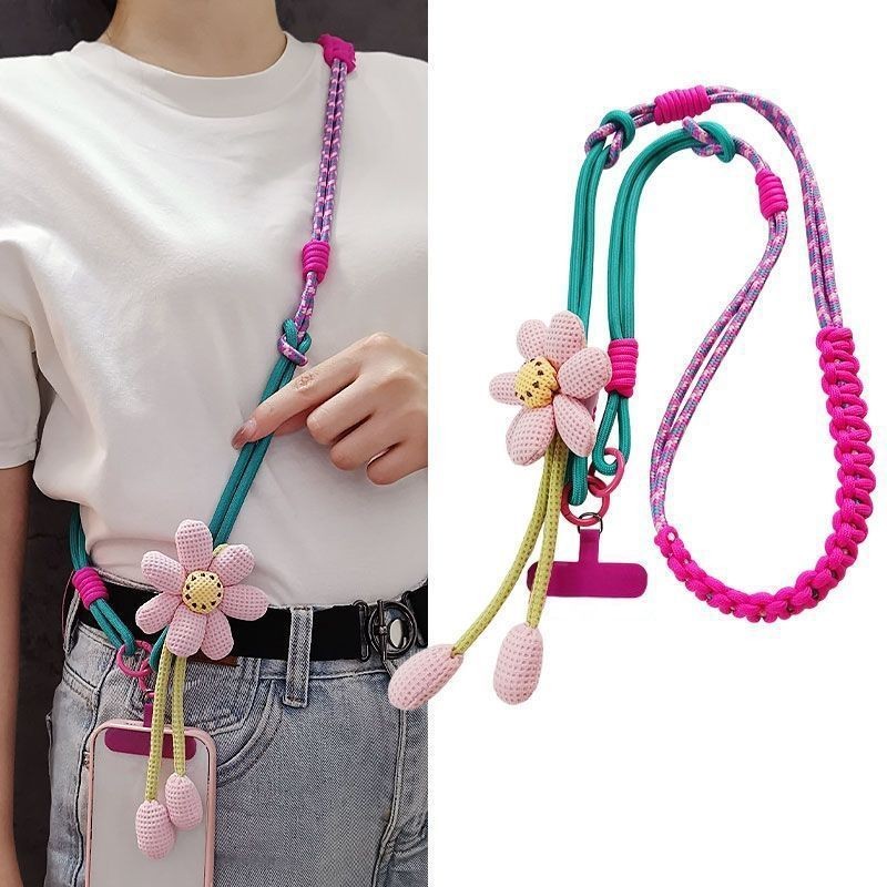 Mobile Phone Long Rope!!!Mobile Phone Accessories Creative Flower ...