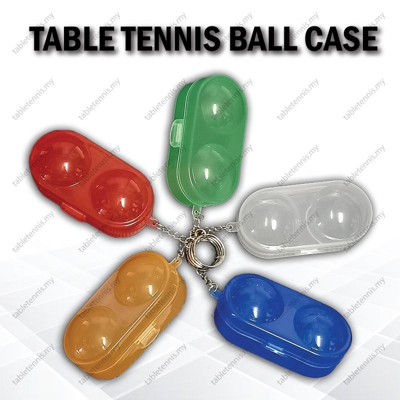 Table Tennis Ball Case Ping Pong Ball Plastic Casing Box Container with ...