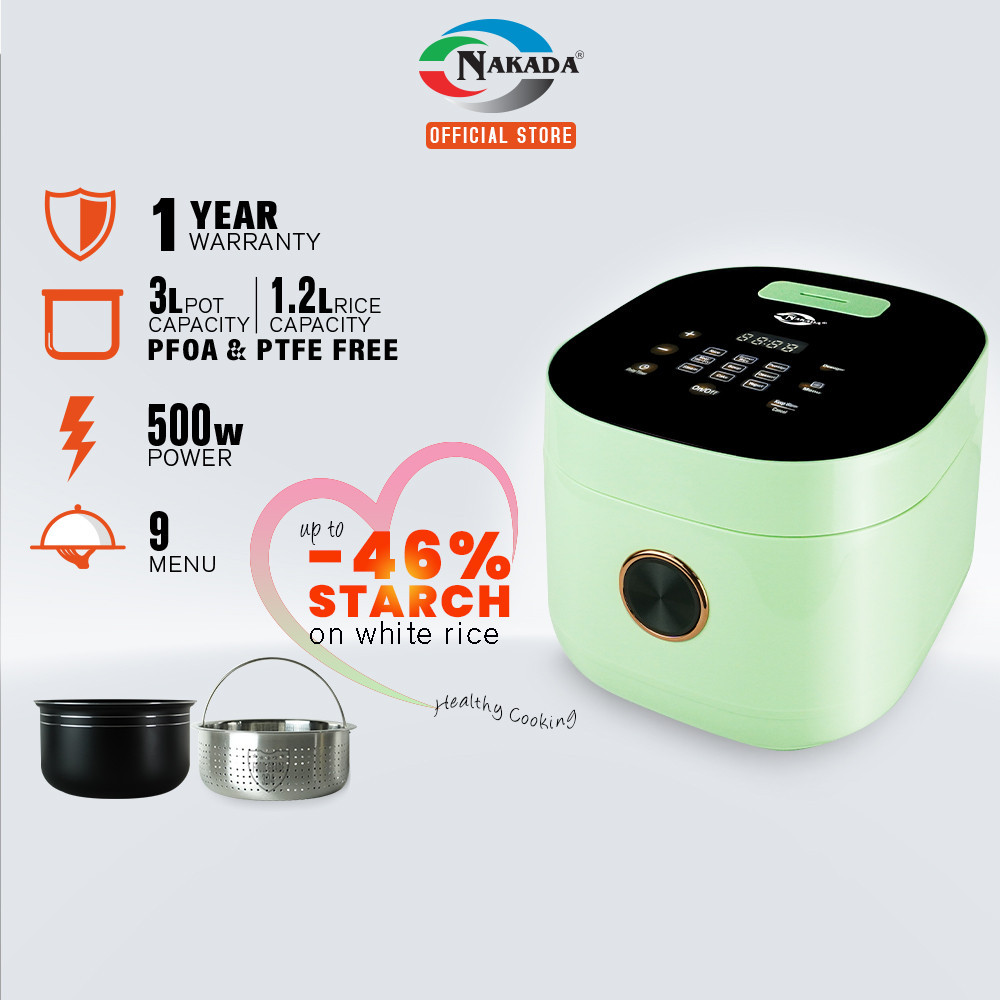 Nakada Desugar Smart Rice Cooker NKD1010 Shopee Malaysia