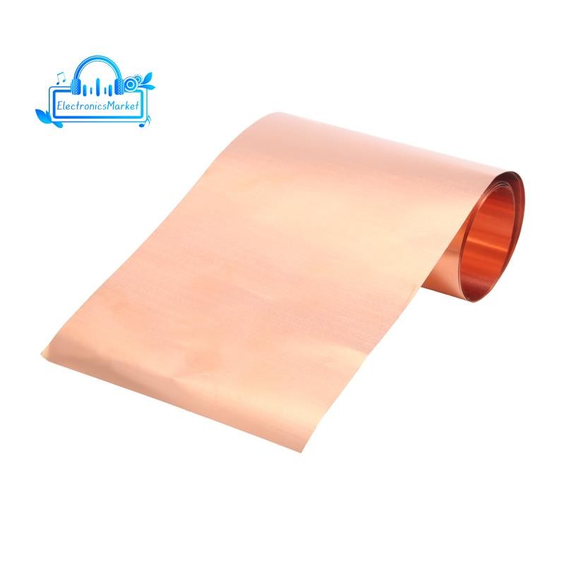 H62 Brass Metal Sheet – Ultra-Thin 0.05mm Foil Roll (100mm X 1000mm) – US Stock Ready To Ship