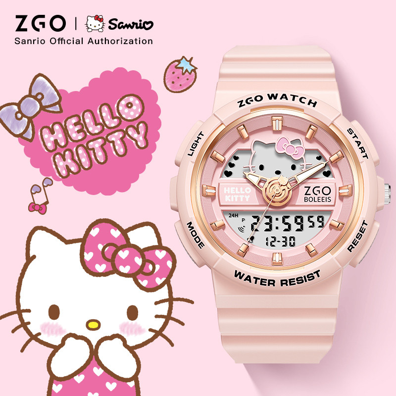 P PF1Y Zhenggang ZGOx Hello Kitty Watch Girl Junior High School Student ...