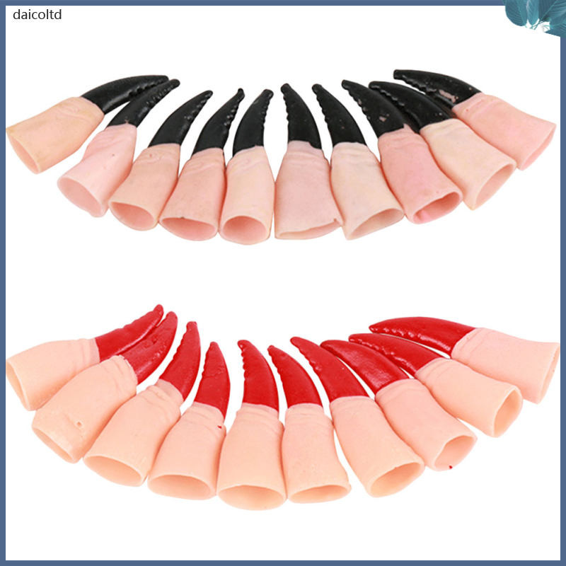 Plastic Witch Black Nails (5 Fingers per pack) main image 1