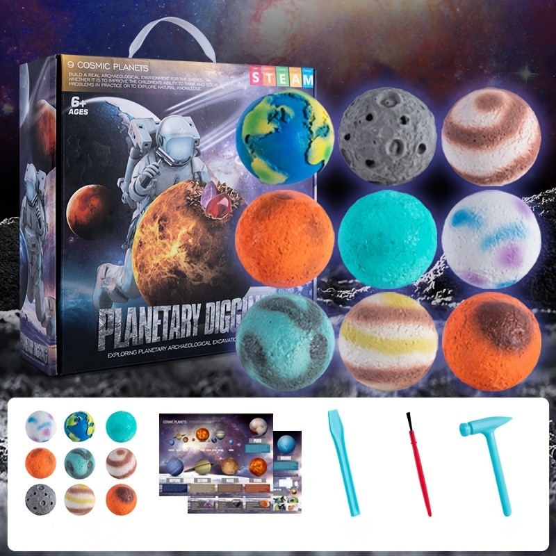 Solar System Dig Kit | Handcrafted Planet Archaeology | Excavate 8 ...
