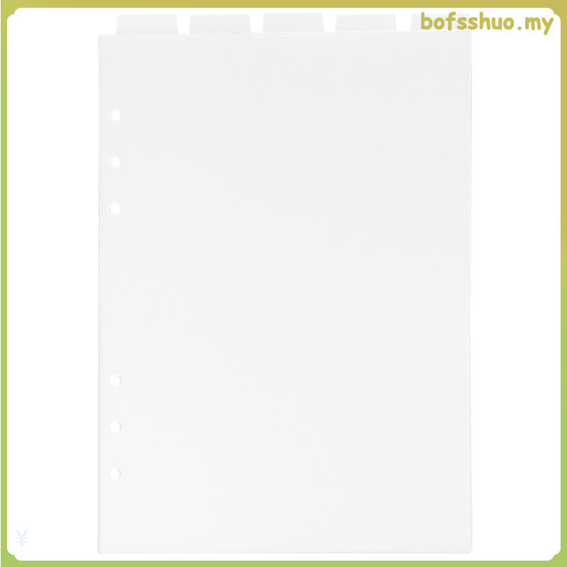 Clear Pvc Transparent Binder Divider Detachable Dividers Partition ...