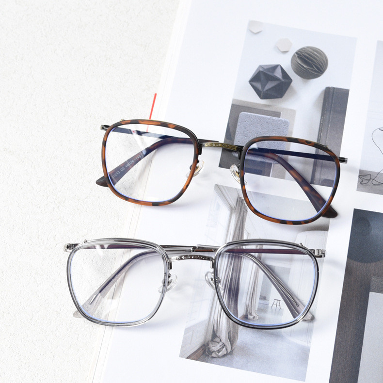 New Fashion Glasses Frame Men Women Retro Eyeglasses TR90 Anti Blue ...