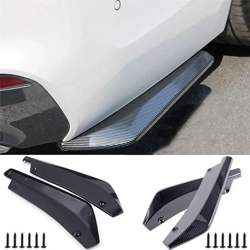 Universal Car Front Rear Bumper Strip Lip Spoiler Diffuser Splitter ...