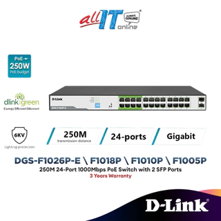 D-Link DGS-F1026P-E / D-Link DGS-F1018P-E / D-Link DGS-F1010P-E / D-Link DGS-F1005P-E PoE Switch