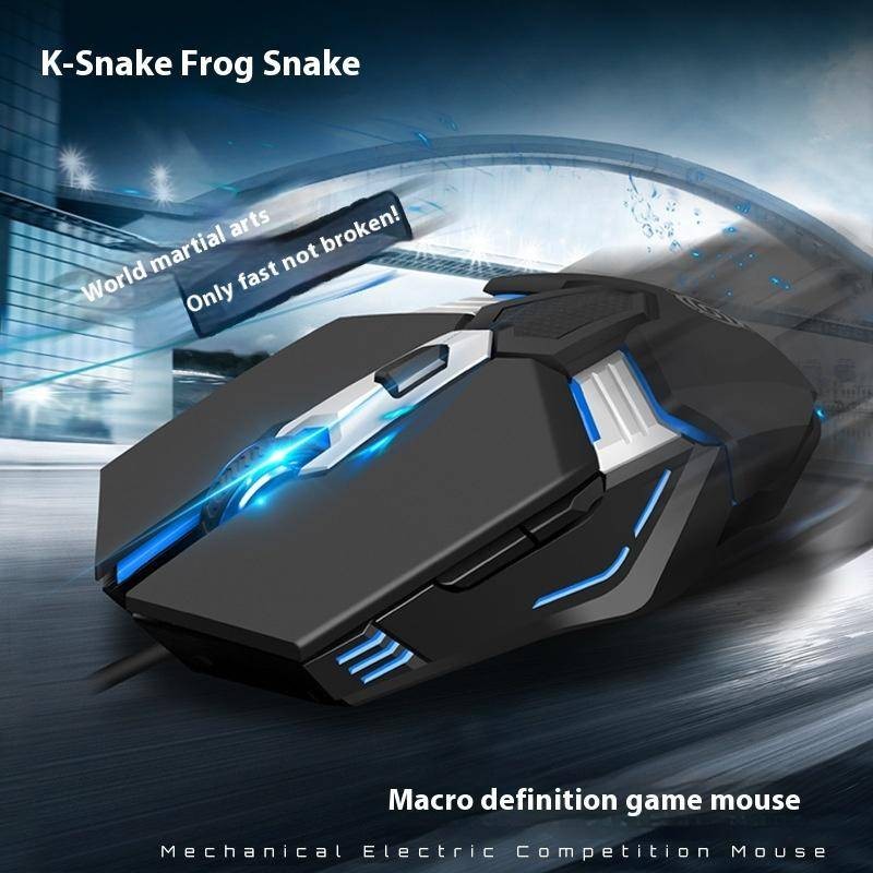 Viper M12 Game Mouse Luminous Eating Chicken Gaming Mechanical Metal ...