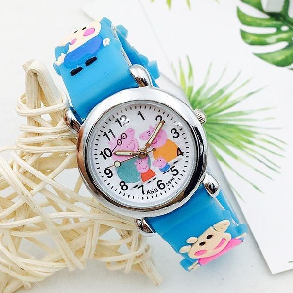 9.16Children's watches for boys and girls Peppa Pig luminous ele儿童手表男孩 ...