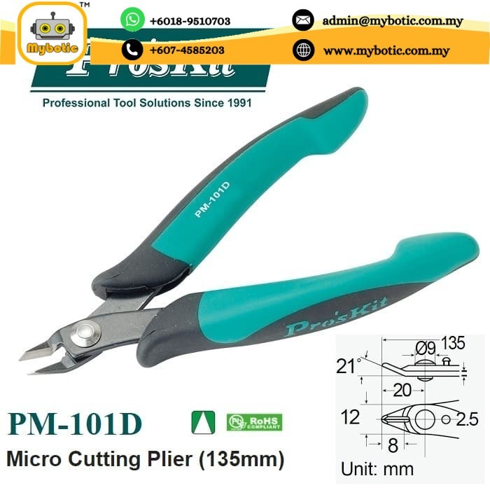 Pro'sKit Proskit Micro Cutting Plier PM-101D | Shopee Malaysia