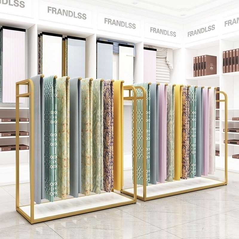 Scarf display stand floor-standing fabric display rack quilt cover ...