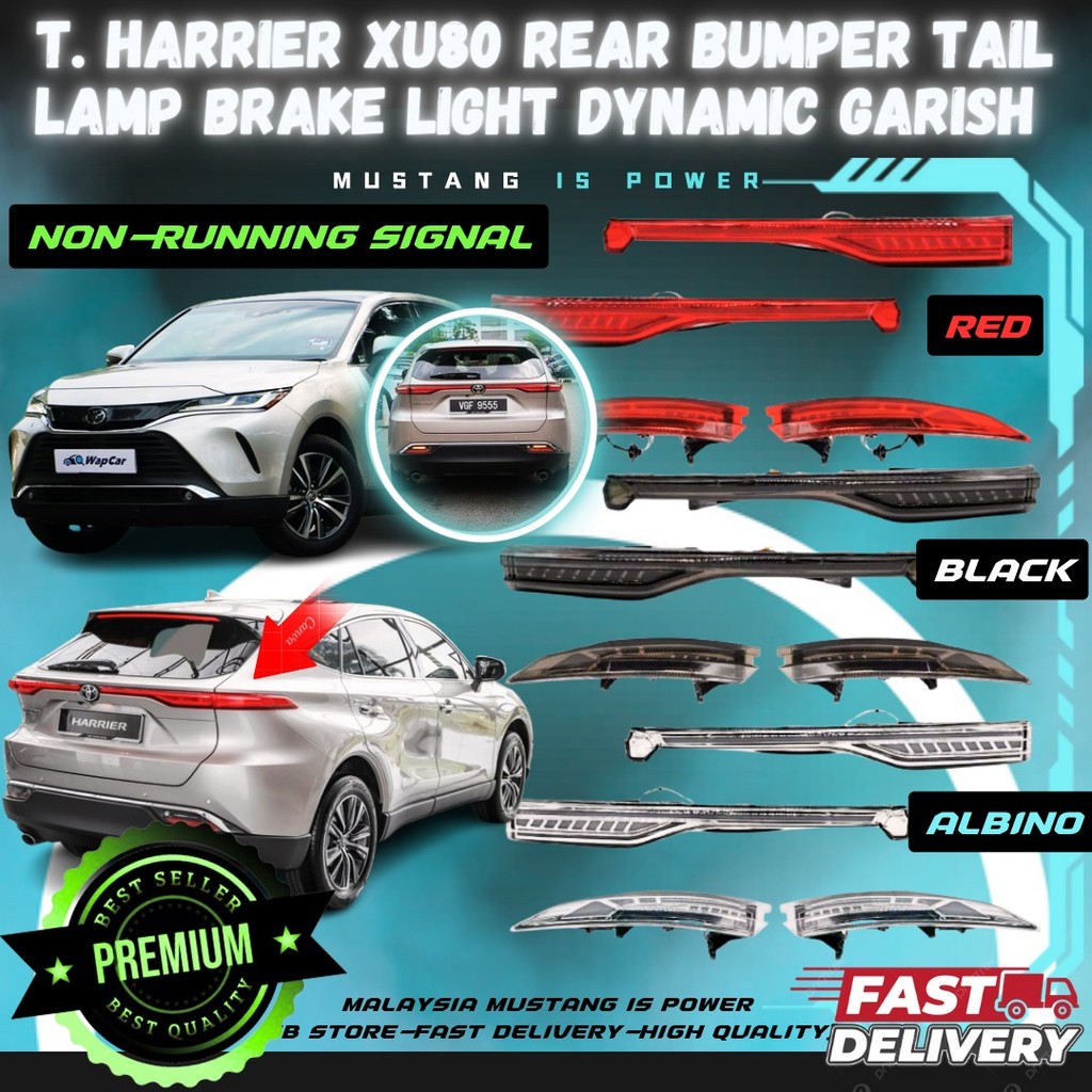 TOYOTA HARRIER XU80 REAR BUMPER TAIL LAMP BRAKE LIGHT DYNAMIC GARISH ...