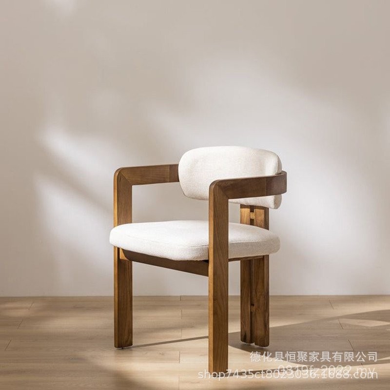 Negotiation Dining Chair Chair Backrest Chair Direct Sale Solid Wood ...