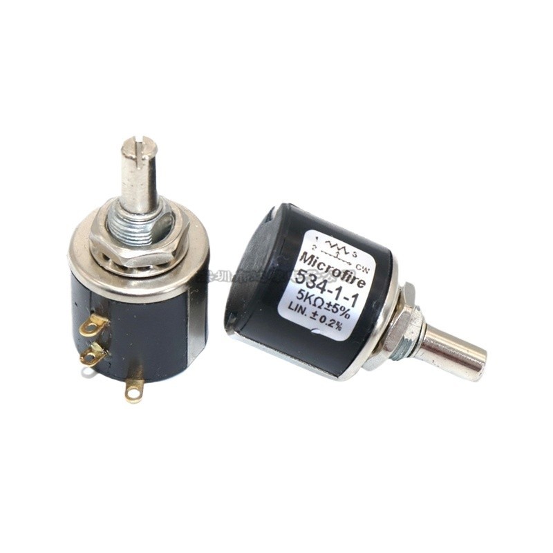 Precision Multi-Circle Wire Winding B10K Potentiometer MICROFIRE 534-1 ...