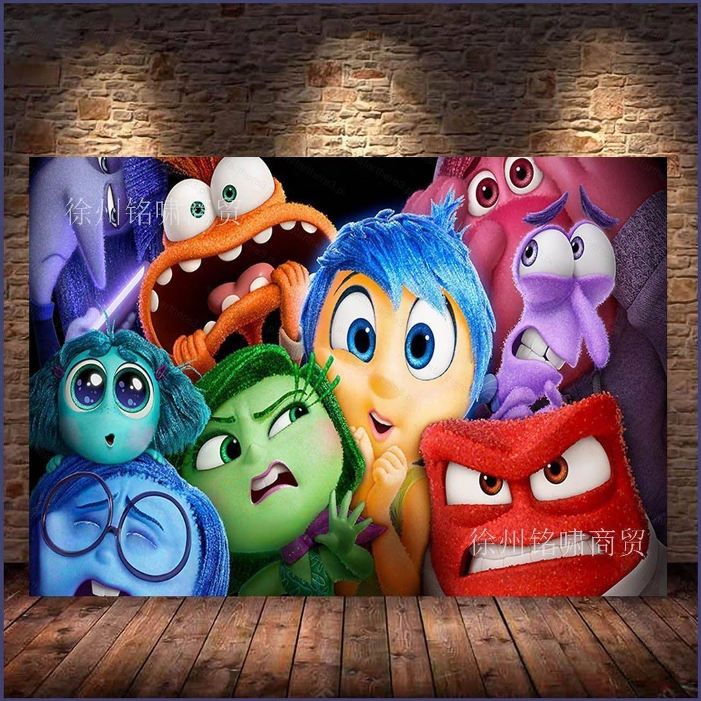 YE Inside Out Theme Cartoon Celebrate Party Photo Photography Backdrop ...