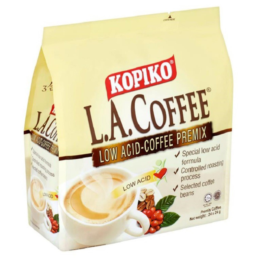 Kopiko L.A. Coffee Low Acid-Coffee Premix (24 x 20g) | Shopee Malaysia